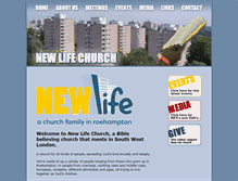 Tablet Screenshot of newlifelondon.com